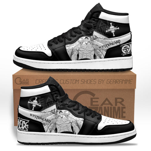Whitebeard Sneakers Custom OP Shoes Manga Style